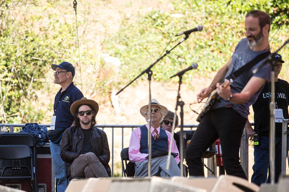 Conor Oberst side stage with Johnathan Rice - Hardly Strictly Bluegrass 2015 - San Francisco