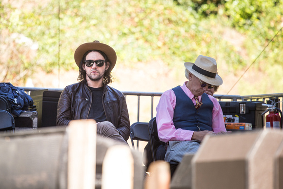 Conor Oberst side stage with Johnathan Rice - Hardly Strictly Bluegrass 2015 - San Francisco